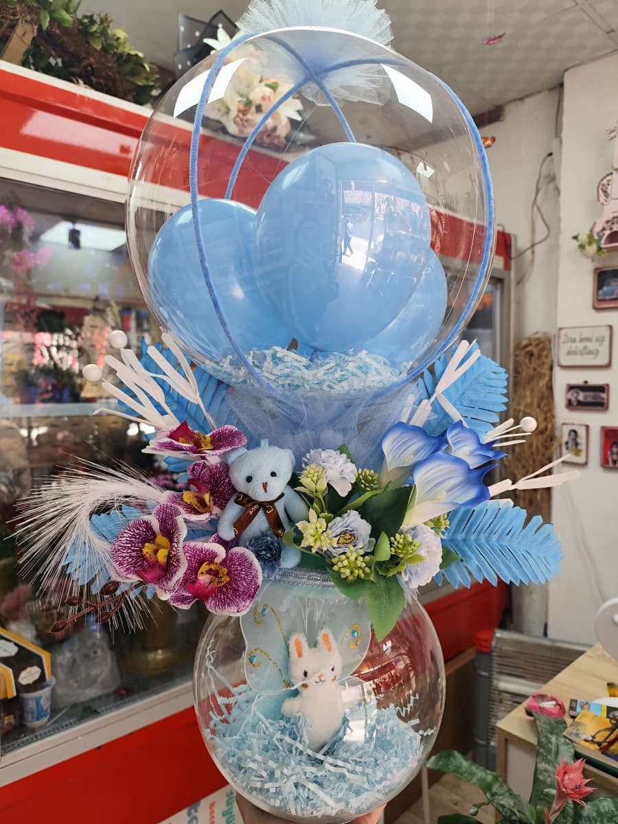 Bebek Fanuslu Balon: Yeni Doğan Bebek İçin Dekoratif Hediyelik